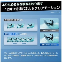 最終値下げ！美品！ハイセンス 65V型 倍速パネル搭載 液晶4Kテレビ200時間録画用HDDセット！65E7Hの画像