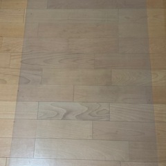 商談中 床保護透明マット