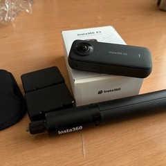 insta360 x3 自撮り棒+バッテリー2個