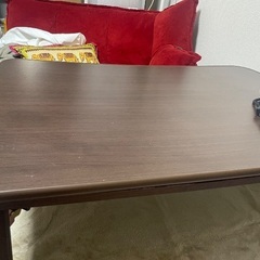 こたつ　長方形　折りたたみの画像