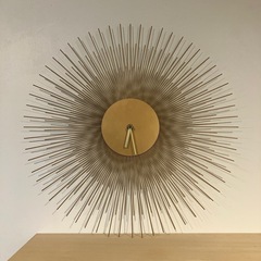 掛け時計　ゴールド