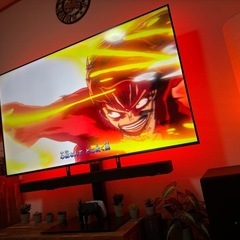 最終値下げ！美品！ハイセンス 65V型 倍速パネル搭載 液晶4Kテレビ200時間録画用HDDセット！65E7Hの画像