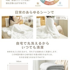 くしゅくしゅ 肌掛け布団
の画像