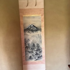 譲渡日6/23.24.25.26.27　掛け軸　富士山画　石原昌幸