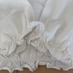 子ども服110cm anyFAM シフォン襟ブラウス風カットソー の画像