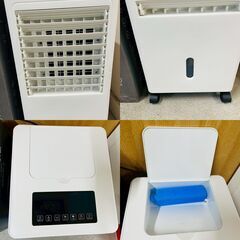 【❗️✨訳あり最新機種✨❗️】🌟2023年製🌟丸隆 リモコン付き冷風扇 YMR-R100C-W🌟5Lタンク搭載モデル🌟動作確認済・清掃済✨の画像