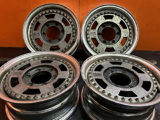 MORE MAGNAM 社外ホイール 15インチ 6.5J6HPCD139.7+27.5 希少