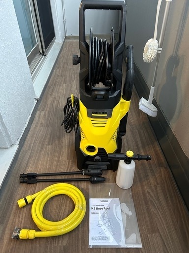 【2024年10月購入】ケルヒャー高圧洗浄機K3ホースリール