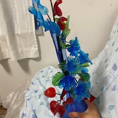 琉球ガラス　インテリア　　お花　　の画像