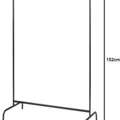 【美品】IKEA MULIG ムーリッグ ハンガーラック