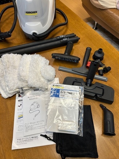 【ほぼ未使用】KARCHERケルヒャー　家庭用スチームクリーナーSC4プレミアム