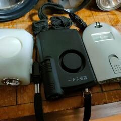 懐中電灯/ライト/アルミライト/キャンプ/防犯ブザー　基本、引き取り限定でお願いします!の画像