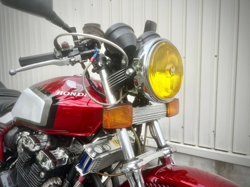 CBX400F 検R8.2/PCフレーム400エンジン/フルメッキ/マーシャル/ 逆車