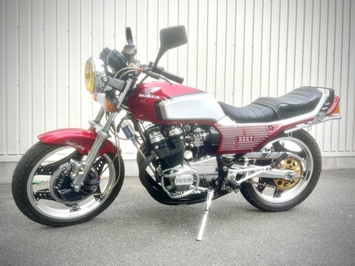 CBX400F 検R8.2/PCフレーム400エンジン/フルメッキ/マーシャル/ 逆車