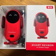 車内スマホホルダー　赤