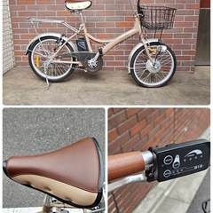 ほぼ未使用 引取限定 電動アシスト自転車 20インチ