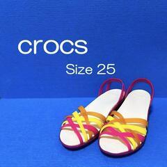 【美品 / CROCS】 ワラチェ ミニ ウェッジ ウィメン