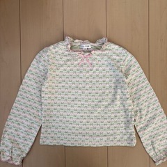 子ども服120cm   anyFAM さくらんぼ柄カットソー ２点セットの画像