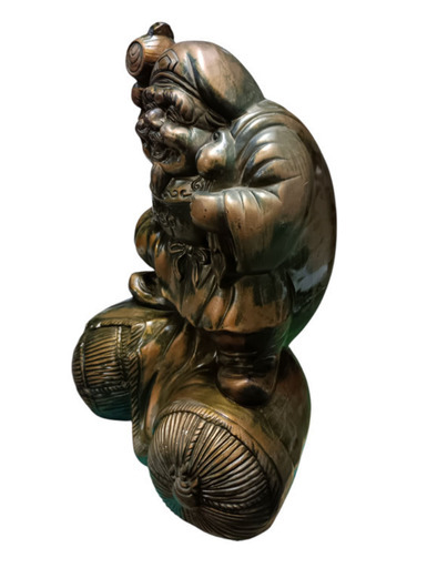ご予約済n)(中古)七福神 大黒様 大黒天貞篤作 (菱谷良明) 水沢の