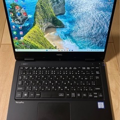 美品 NEC 超軽量 800g 小型ノートPC 11インチ Co...