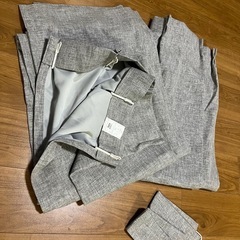 美品　遮光カーテン ニトリ レーナ 100x190 2枚の画像