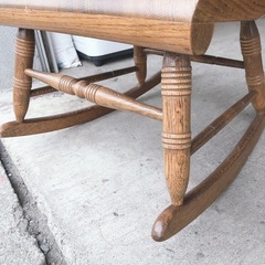 1人掛けチェア　アンティークの画像