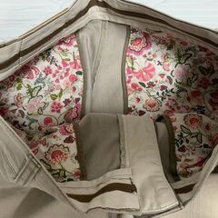 INTERMEZZO チノパン ベージュ L(86) 花柄裏地 メンズの画像