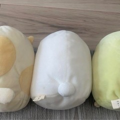 すみっこぬいぐるみ3体の画像