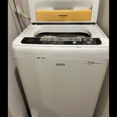 Panasonic 洗濯機　再募集