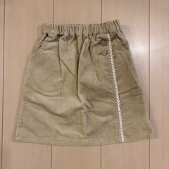 未使用品☆子ども服120cm  コーデュロイスカート 
