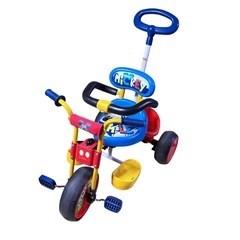三輪車　ミッキーマウス　西松屋　かじとりトライク