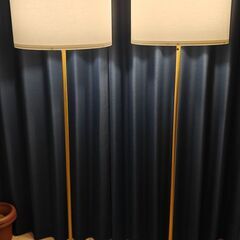 IKEA RINGSTA / SKAFTET フロアランプ 2本...