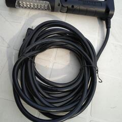 100v LEDハンディ作業灯 箱開封後未使用品 首折れ角度変更式