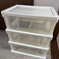 【5/28.29限定】プラスチック引き出し3段