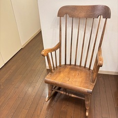キツツキ　ロッキングチェア　飛騨木工　飛騨産業　アームチェア