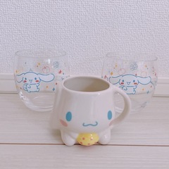 【未使用】Sanrio サンリオ　シナモロール　コップ　グラス