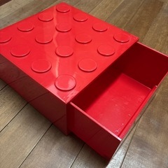32.5×32.5cm レゴブロックっぽい赤い引き出しボックス