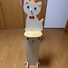 猫モチーフのハンガーラックの画像