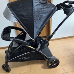 日本育児babytrendSit 'N' Stand2人乗りベビーカー6ヶ月〜