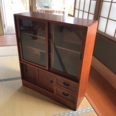 和風レトロ 飾り棚 食器棚
