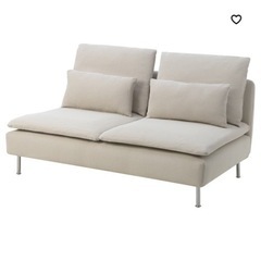 【超美品】IKEA ソーデルハムン 3人掛け コンパクトソファ  