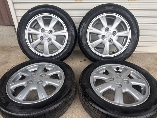 ダイハツ純正ホイールバリ山タイヤセット