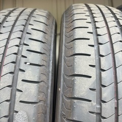 ダイハツ純正ホイールバリ山タイヤセットの画像