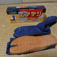 無法松エアデジ足袋25cm 12枚コハゼ