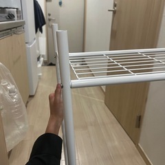 (受け渡し先決まり)洗濯ラックの画像
