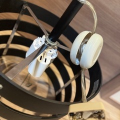 美品 木製リングペンダントライト照明 の画像