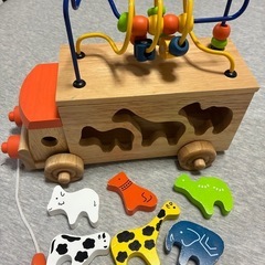 【知育玩具】エド・インター 森のあそび道具 アニマルビーズバス