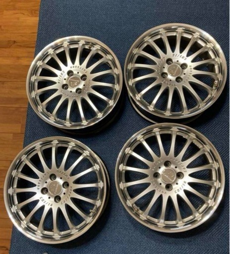 カールソン　Carlsson 17 インチ アルミホイール 4本セット 楽天市場】【中古】中古ホイール 17インチ 4本セットカールソン1