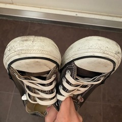 コンバース黒の画像