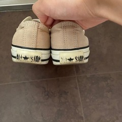 コンバース　ベージュの画像
